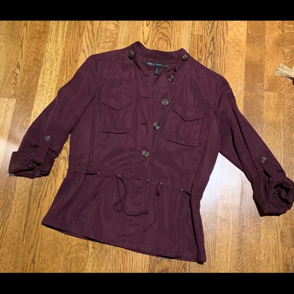 White House Black Market thin Jacket XS